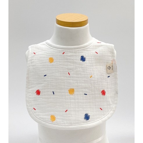 부드러움과 안전함으로 우리 아기의 하루를 빛낼 럭셔리베이비 6중 요루거즈 턱받이