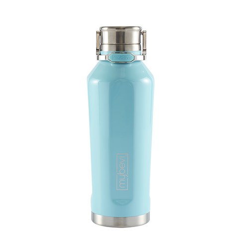 마이베비 콰트로 캔틴 캐리핸들 텀블러, 390ml, 민트 스파클