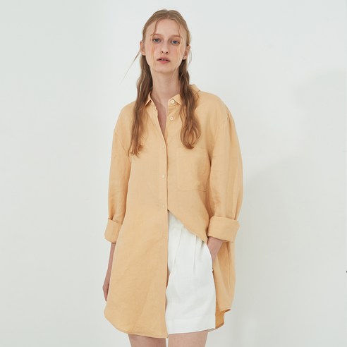 여성용 FRAIS LINEN RONG SHIRT