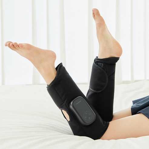 에르고바디 에어커버핏 - 온열 기능과 각도조절 가능한 무선 공기압 발 다리 안마기