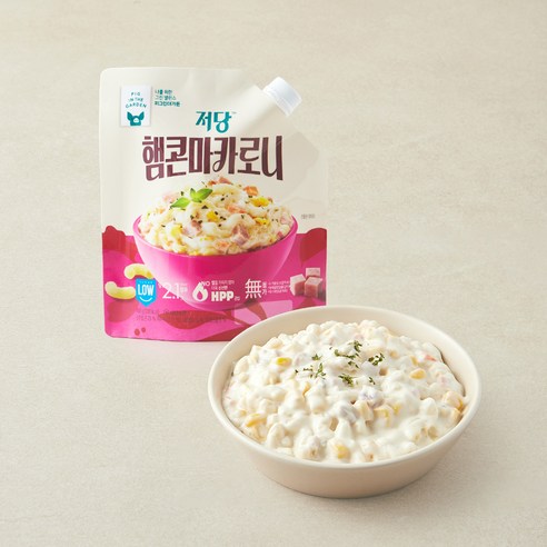 피그인더가든 저당 햄콘마카로니 스쿱샐러드, 400g, 1개