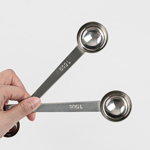 칼딘 양면 스테인리스 계량 스푼: 정확한 측정, 편리한 디자인, 다목적 사용의 완벽한 조화