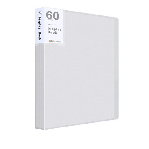 깔끔데스크 A4 클리어파일 화이트 60매, 1개