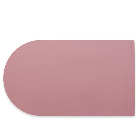 구도 모듈형 실리콘 다이닝 테이블매트, 핑크, 450 x 260 mm