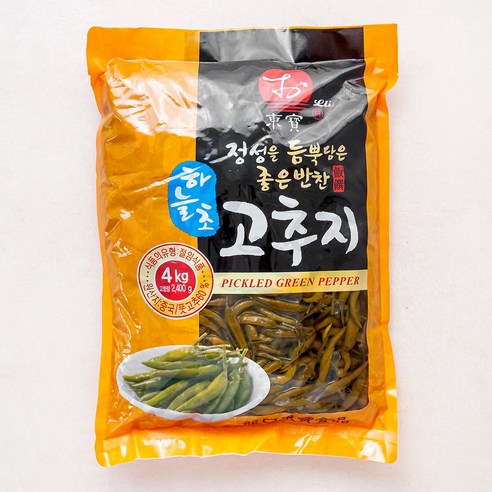 동보식품 정성을 듬뿍담은 좋은반찬 하늘초 고추지, 1kg, 1개