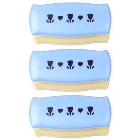 알로데 레이스 프레스 모양 펀치 4.5 cm, 3개, 06 튤립하트