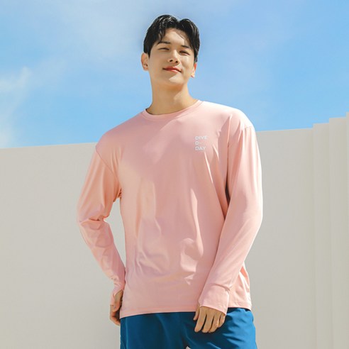 튜브트리 남성용 핑거홀 래쉬가드 상의 A8204