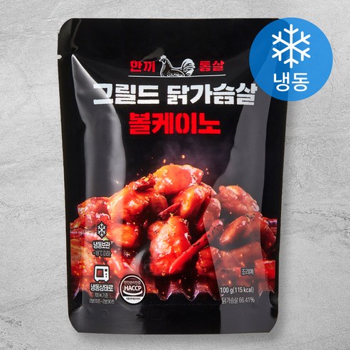 한끼통살 그릴드 닭가슴살 볼케이노 (냉동), 100g, 1개