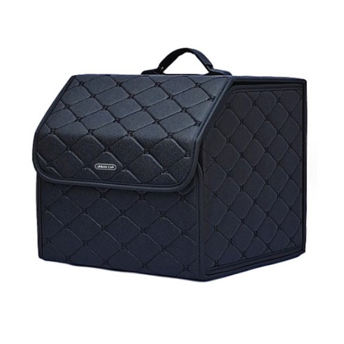 어반카 차량용 다용도 수납함 스티치, 올블랙