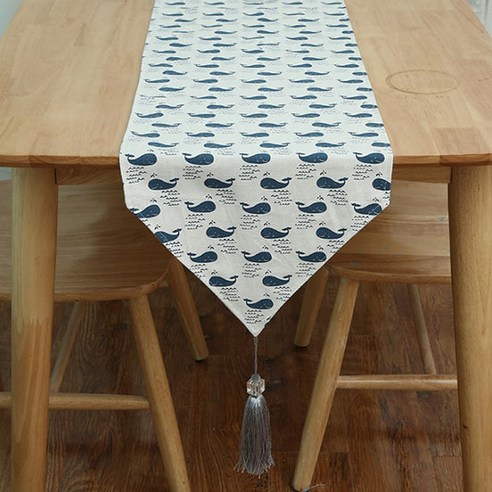 빈테리어 인테리어 포인트 태슬 테이블 러너, TYPE 18, 30 x 240 cm