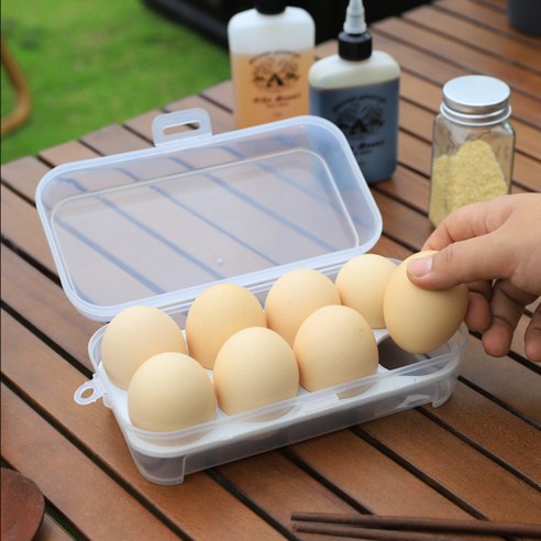 튼튼한 투명 8구 계란 트레이