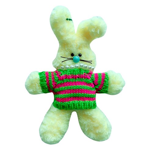 하하슬라임 모루 인형 만들기 DIY 세트, 옐로, 1개