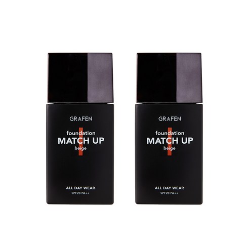 그라펜 매치업 파운데이션 40ml, 23 Beige, 2개