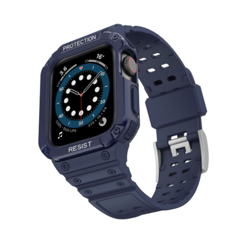 후니데일리 익스트림 풀커버 애플워치 케이스 스트랩, 블랙