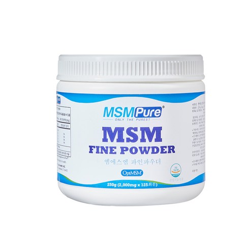 MSMPURE 파인파우더, 1개, 250g