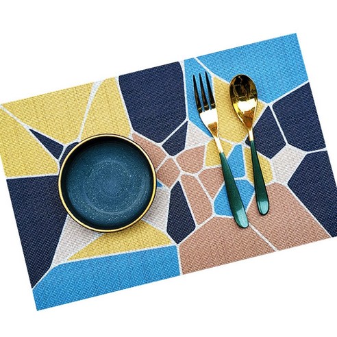 드리샤 식탁매트 D76 2p, 타입10, 30 x 20 cm