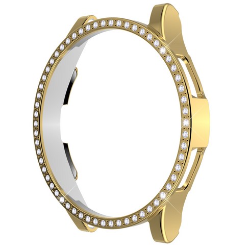 루아러블 갤럭시 워치4 클래식 큐빅 범퍼 케이스 46mm, 골드