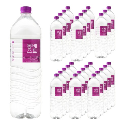 몽베스트 생수, 2L, 27개