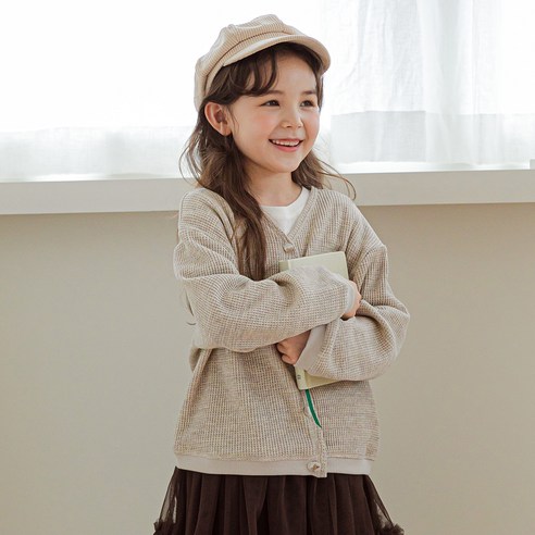 릴리푸리 여아용 컬쳐 가디건