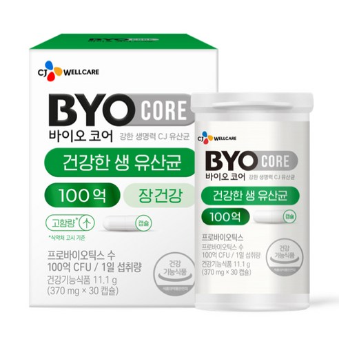 바이오코어 건강한 생 유산균 100억 11.1g, 30정, 3개