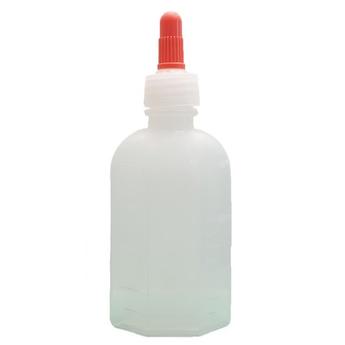 신도공업 일회용 PE 약병 긴 뚜껑 60ml, 100개