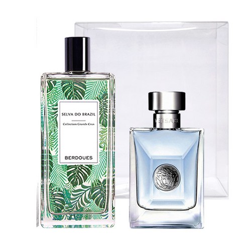 베르두 셀바 도 브라질 EDP 100ml + 베르사체 뿌르 옴므 EDT 30ml + 박스 세트, 1세트