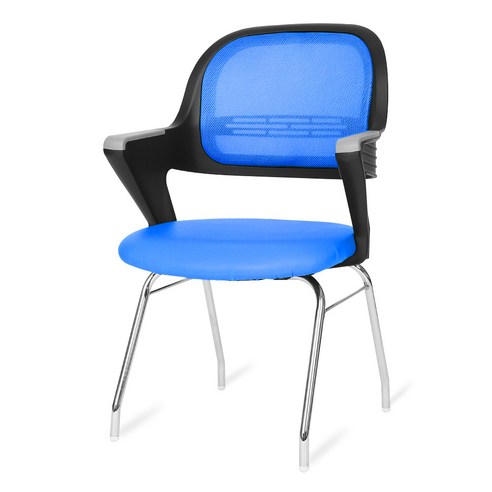 청심의자 알라딘 고정의자 블랙바디 분리형 AF-750_BK, 올블루