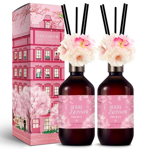 코코도르 벚꽃 프리미엄 디퓨저, 양재동꽃시장, 500ml, 2개