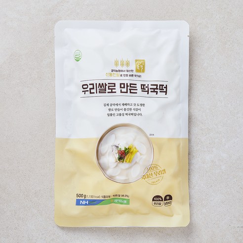 공덕농협농산물가공사업소 우리쌀로 만든 떡국떡, 500g, 1개