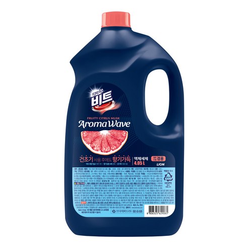 비트 아로마 웨이브 세제 시트러스 겸용, 4.05L, 1개