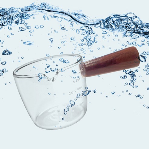 카페리아 자단나무 손잡이 계량 눈금 샷글라스: 완벽한 커피와 칵테일 즐거움을 위한 필수품