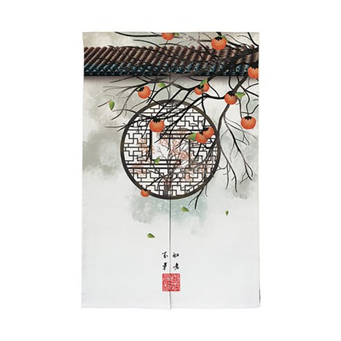 에이홉 봉포함 중국스타일 파티션 커튼, Type 20