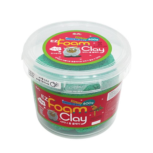이지피아 이지 샤이니 폼클레이, 초록, 600g, 1개