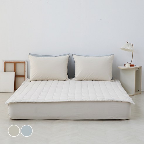 포근한 꿈결을 선사하는 아망떼 허그 침대패드, 60수 고밀도 순면의 부드러움에 안기다 양모패드