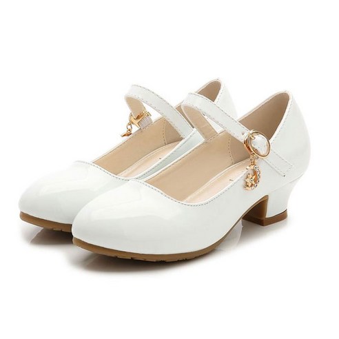 세련되고 편안한 걸음걸이를 제공하는, 고품질 여아용 큐빅 구두