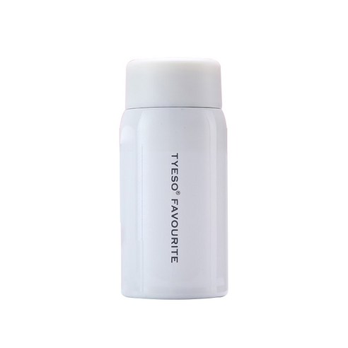 TYESO 진공단열 미니 텀블러, 화이트, 150ml