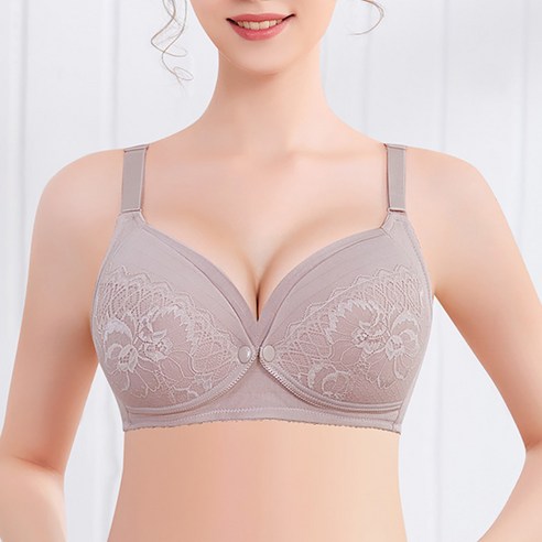 마켓A 대형 베이직 앞단추 수유브라