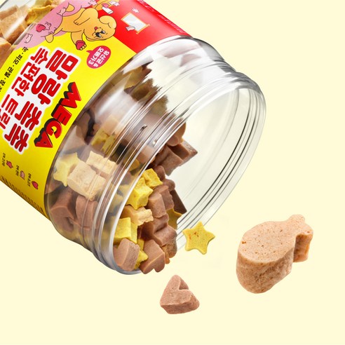 맛과 건강을 한 번에, 메가 강아지 말랑 촉촉 속편한 트릿!