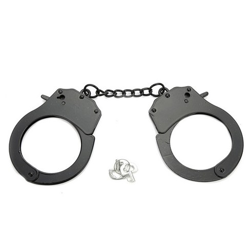 Rogar 파티소품 수갑, 블랙, 1개
