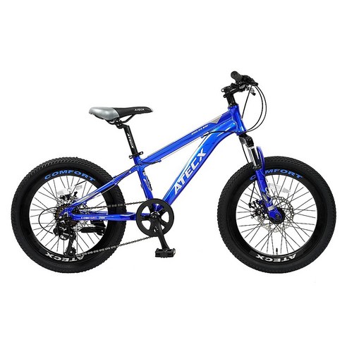 아텍스 컴포트 2000D 알루미늄 디스크브레이크 MTB 자전거 미조립 2400D, 블루, 150cm, 1개