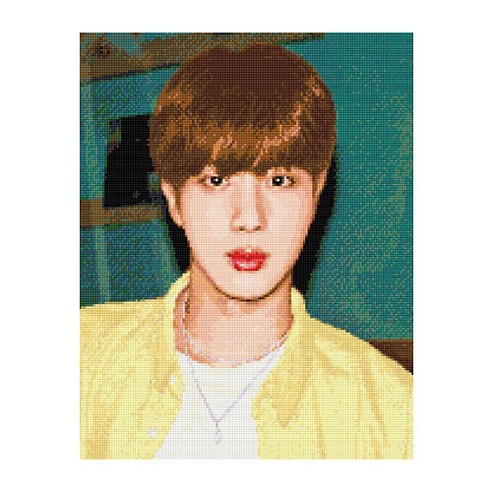 아이러브페인팅 BTS CUBIC PAINTING 구슬 비즈 DIY 키트, Jin, 1개