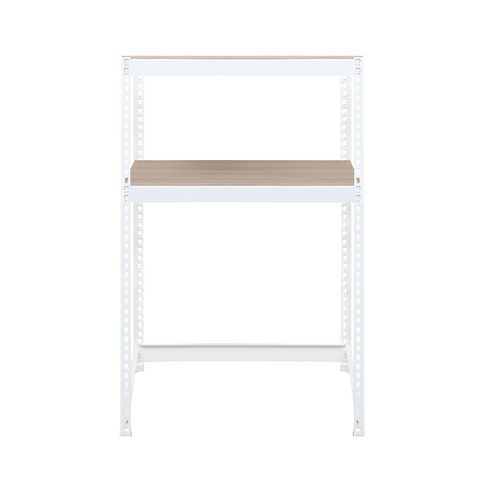 스피드랙 V2 2단 선반 900 x 300 x 1500 mm, 화이트