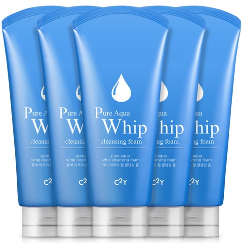   CituWay Pure Aqua Whip Large-Capacity Cleansing Foam, 220ml, 5pcs