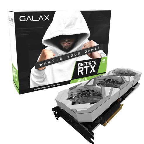 갤럭시 지포스 RTX 3080 Ti 그래픽카드 EX GAMER WHITE OC D6X 12GB