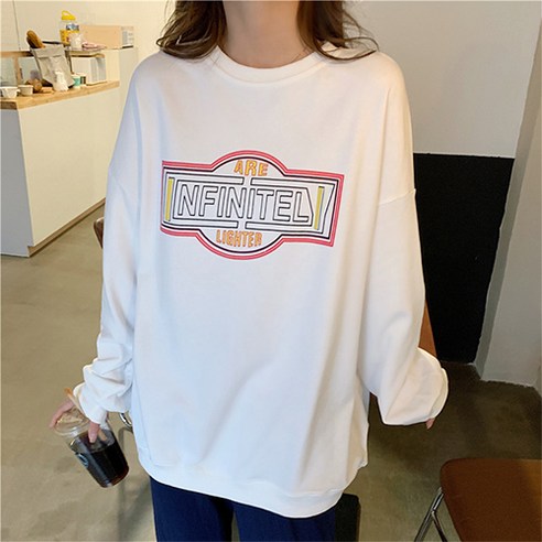 임산부 인피니티 라인 오버 빅사이즈 긴팔티