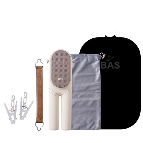 BAS 휴대용 의류 신발 건조기 JFA-CSD230W, 베이지