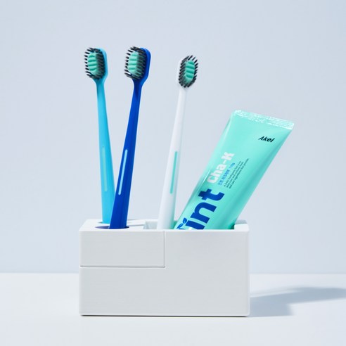 아케이 리빙 하이브리드 이중모 민트블랙 차크칫솔: 깨끗하고 건강한 미소를 위한 경제적이고 효과적인 선택