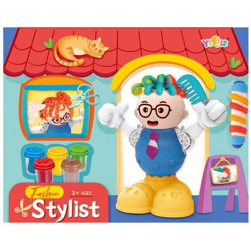 YIQIS 리틀 바버 헤어드레서 점토놀이 yiqi68283p - 유아용점토 | 쿠팡
