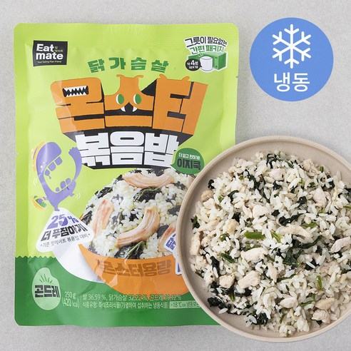 잇메이트 닭가슴살 몬스터 이지쿡 곤드레 볶음밥 (냉동), 250g, 5팩