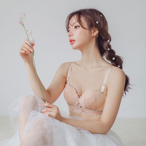 글램공감 해서웨이 노와이어 브라팬티 세트